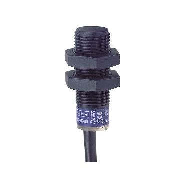 Czujnik indukcyjny M12 PNP NO zasięg 4 mm zasilanie 12 - 24V DC przewód 2 m XS4P12PA340