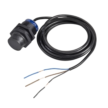 Czujnik indukcyjny M30 NC zasięg 15 mm zasilanie 24 - 24 - 48V DC przewód 2 m XS4P30AB110