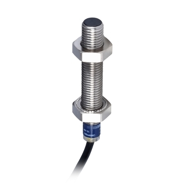 Czujnik indukcyjny M8 PNP NC zasięg 1,5 mm zasilanie 12 - 24V DC przewód 2 m XS508B1PBL2