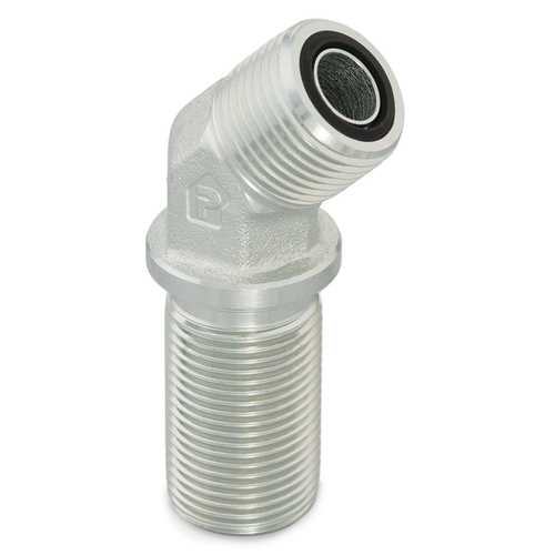 Złączka kolankowa 45° grodziowa Ø zew rury 6mm 1/4'' gwint 9/16-18 4 WNLO-WLNL-S