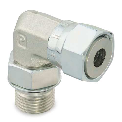 Złączka kolankowa z nakrętką obrotową Ø zew rury 8mm 5/16'' gwint 9/16-18 11/16-16 6 AOEL6-SS