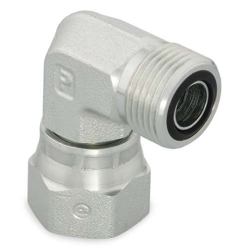 Złączka kolankowa z nakrętką obrotową Ø zew rury 6mm 1/4'' gwint 9/16-18 9/16-18 4C6MLOSS