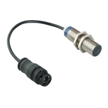 Czujnik indukcyjny M18 PNP NO zasięg 8 mm zasilanie 12 - 24 - 48V DC XS618B1PAL01B