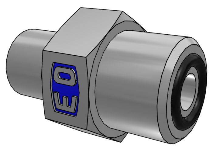 Przyłączka prosta Ø zew rury 35mm 1 1/2'' gwint 1 5/8-12 2-12 24-20F5OMLOSS