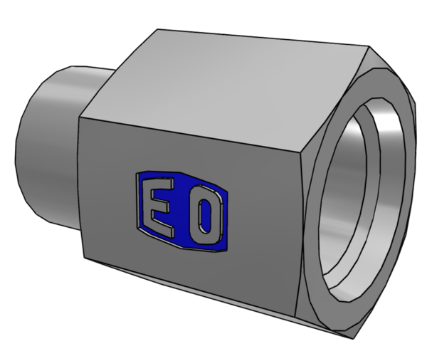 Przyłączka kolankowa 90° Ø zew rury 6mm 1/4'' gwint M14×1.5 9/16-18 4M14C87OMLOS