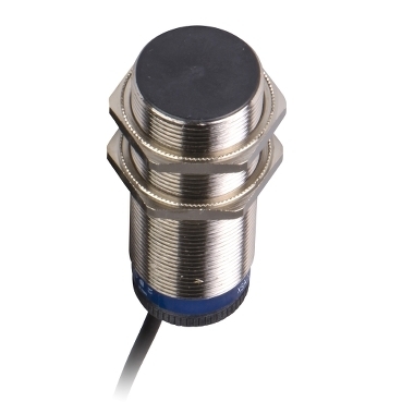 Czujnik indukcyjny M30 PNP NC zasięg 10 mm zasilanie 12 - 24 - 48V DC przewód 2 m XSAV12373