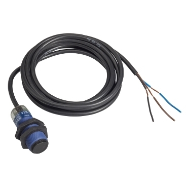 Odbiornik czujnika fotoelektrycznego M18 PNP NO zasięg 15 m zasilanie 12 - 24V DC przewód 2 m XUB2APANL2R