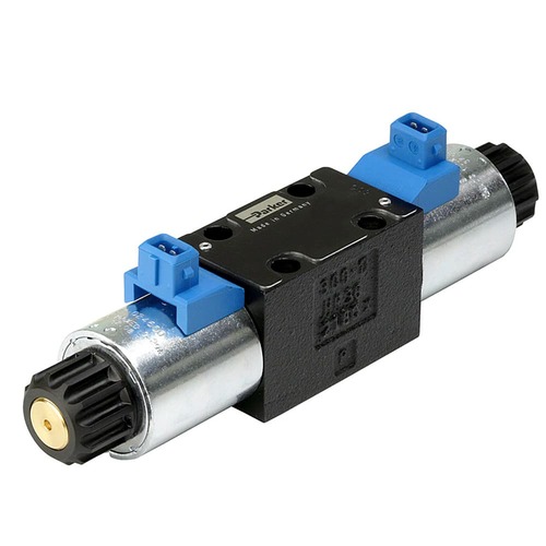 Rozdzielacz suwakowy NG06 CETOP 03 suwak 020 napięcie 24V DC D1MW020DNJJ1PXG246