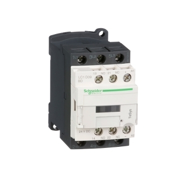 Stycznik 3P 9A 4kW 400V 1NO 1NC cewka 24VDC LC1D09BD