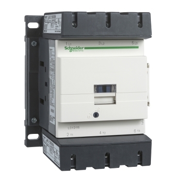 Stycznik 3P 115A 55kW 400V 1NO 1NC cewka 110V AC LC1D115F7