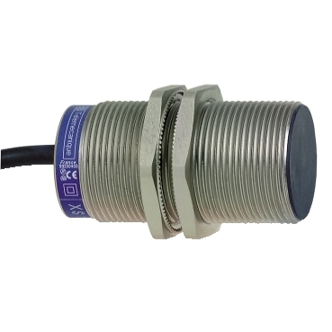Czujnik indukcyjny M30 NO zasięg Sn 10 mm zasilanie 24 - 230V AC - DC przewód 5 m XS1M30MA250L1