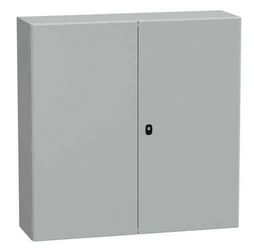 Obudowa S3D 1000x1000x300mm z płytą montażową i drzwiami podwójnymi  NSYS3D101030DP