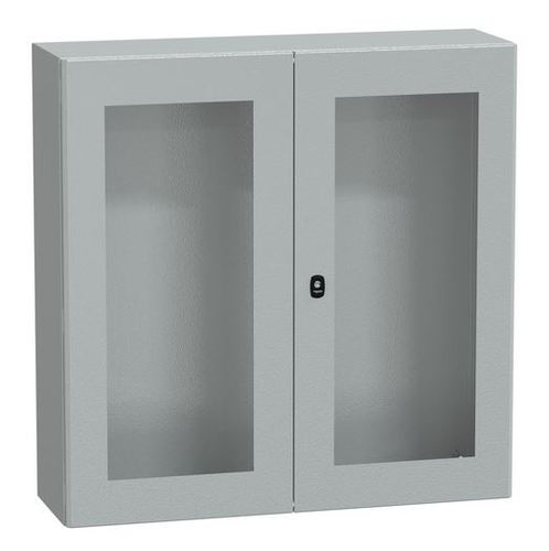 Obudowa S3D 1000x1000x300mm z drzwiami podówjnymi transparentnymi  NSYS3D101030DT