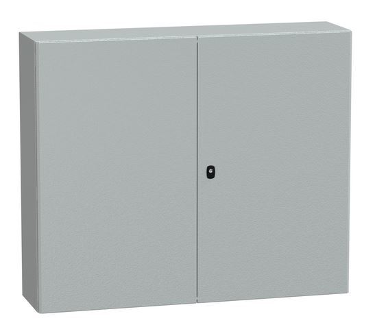 Obudowa S3D 1000x1200x300mm z płytą montażową i drzwiami podwójnymi NSYS3D101230DP