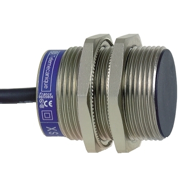 Czujnik indukcyjny M30 PNP NO + NC zasięg Sn 10 mm zasilanie 12 - 24V DC przewód 2 m XS1N30PC410