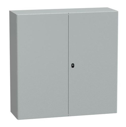 Obudowa S3D 1200x1200x400mm z płytą montażową i drzwiami podwójnymi  NSYS3D121240DP