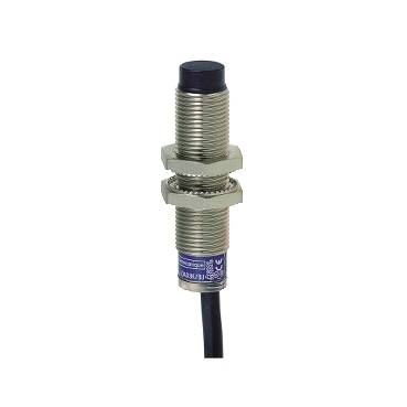 Czujnik indukcyjny M12 zasięg Sn 4 mm zasilanie 12 - 24V DC przewód 2 m XS2M12AB120