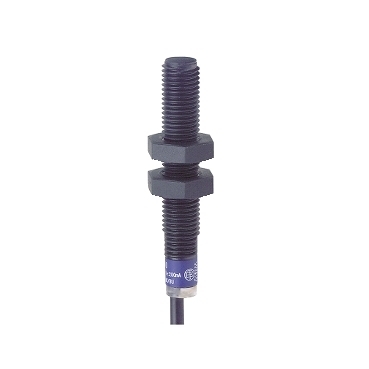 Czujnik indukcyjny M8 PNP NO zasięg Sn 2,5 mm zasilanie 12 - 24 - 48V DC przewód 10 m XS4P08PA370L2