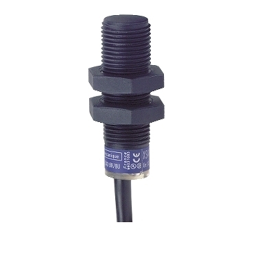 Czujnik indukcyjny M12 NPN NO zasięg Sn 4 mm zasilanie 12 - 24V DC przewód 2 m XS4P12NA340