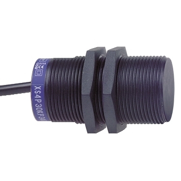 Czujnik indukcyjny M30 PNP NO zasięg Sn 15 mm zasilanie 12 - 24 - 48V DC przewód 2 m XS4P30PA370