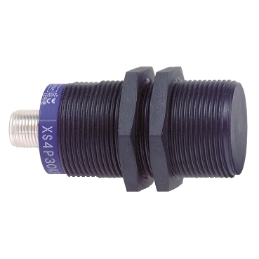 Czujnik indukcyjny M30 PNP NO zasięg Sn 15 mm zasilanie 12 - 24 - 48V DC konektor M12 XS4P30PA370D