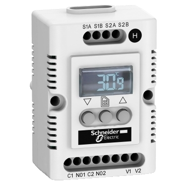 Elektroniczny higrostat CC ekran OLED 200/240V NSYCCOHY230VID