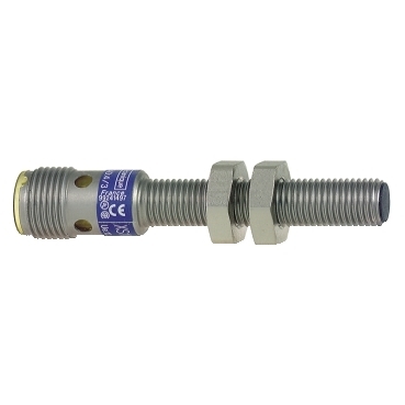 Czujnik indukcyjny M8 PNP NO zasięg Sn 1,5 mm zasilanie 12 - 24 - 48V DC konektor M12 XS508BLPAM12