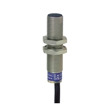Czujnik indukcyjny M12 NC zasięg Sn 2 mm zasilanie 12 - 24 - 48V DC przewód 2 m XS512B1DBL2