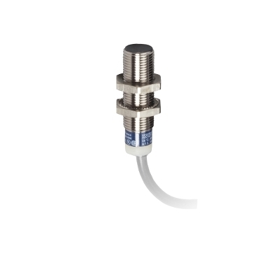 Czujnik indukcyjny M12 NPN NC zasięg Sn 2 mm zasilanie 12 - 24V DC przewód 2 m XS512B1NBL2