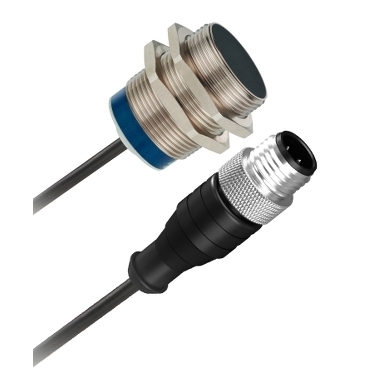 Czujnik indukcyjny M30 NO zasięg Sn 10 mm zasilanie 12 - 24 - 48V DC konektor M12 XS530B1CAL08M12