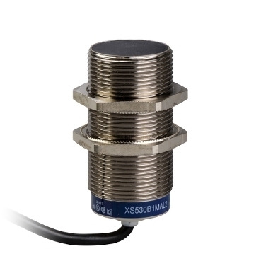 Czujnik indukcyjny M30 NO zasięg Sn 10 mm zasilanie 24 - 230V AC - DC przewód 2 m XS530B1MAL2