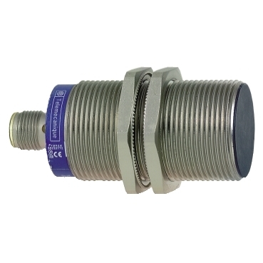 Czujnik indukcyjny M30 NPN NO zasięg Sn 10 mm zasilanie 12 - 24 - 48V DC konektor M12 XS530BLNAM12