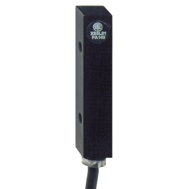 Czujnik indukcyjny 8 x 43 x 8 PNP NO zasięg Sn 1,5 mm zasilanie 12 - 24V DC przewód 2 m XS5L81PA140