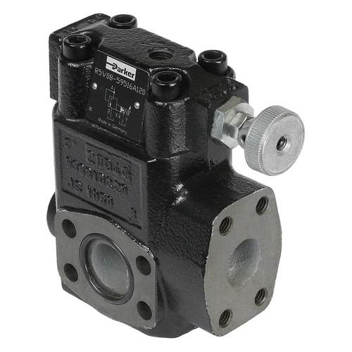 Ciśnieniowy zawór nadmiarowy sterowany pośrednio z kołnierzem SAE SAE 1 1/2 12V DC R5V12-69312P2G0RA1