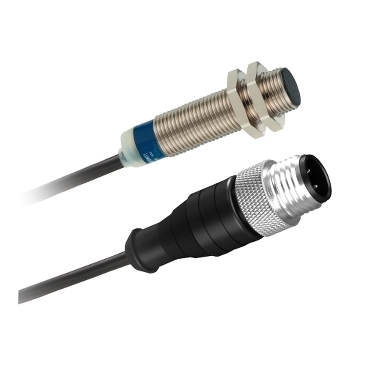 Czujnik indukcyjny M12 NPN NC zasięg Sn 3,4 mm zasilanie 12 - 24V DC konektor M12 XS612B2NBL01M12