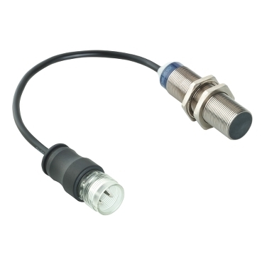 Czujnik indukcyjny M18 PNP NO zasięg Sn 8 mm zasilanie 12 - 24 - 48V DC _ XS618B1PAL01G