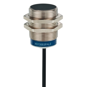 Czujnik indukcyjny M30 PNP NO zasięg Sn 15 mm zasilanie 12 - 24 - 48V DC przewód 10 m XS630B1PAL10TF
