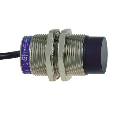 Czujnik indukcyjny M30 NPN NO zasięg Sn 22 mm zasilanie 12 - 24 - 48V DC przewód 2 m XS630B4NAL2