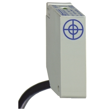 Czujnik indukcyjny 12 x 40 x 26 NPN NO zasięg Sn 2 mm zasilanie 12 - 24V DC przewód 2 m XS7G12NA140