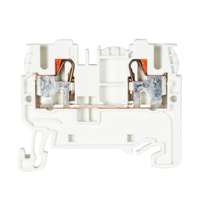 Złącze przelotowe 2,5/4mm2 sprężynowe PUSH-IN białe  WTP 2,5/4 WS 56.203.0055.2