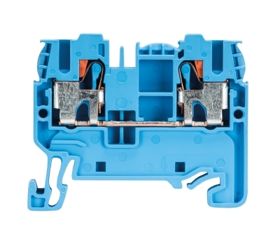 Złącze przelotowe 2,5/4mm2 sprężynowe PUSH-IN niebieskie WTP 2,5/4 BL 56.203.0055.6