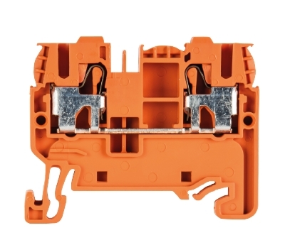 Złącze przelotowe 2,5/4mm2 sprężynowe PUSH-IN pomarańczowe WTP 2,5/4 OR 56.203.0055.9