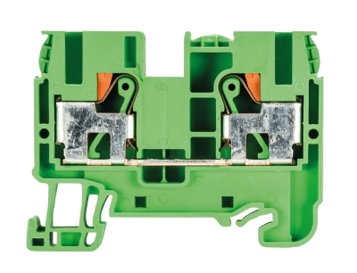 Złącze przelotowe 6/10mm2 sprężynowe PUSH-IN zielone WTP 6/10 GN 56.206.0055.7