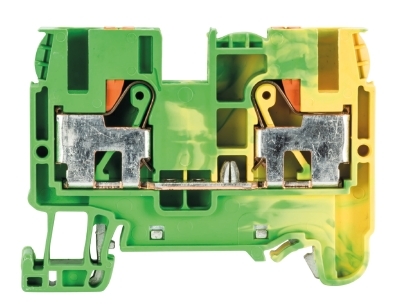 Złącze przelotowe PE 6/10mm2 sprężynowe PUSH-IN żółto-zielone WTP 6/10 PE 56.206.9055.0