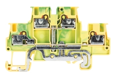 Złącze piętrowe PE 1,5mm2 sprężynowe PUSH-IN żółto-zielone WTP 1,5 E PE 56.202.9255.0