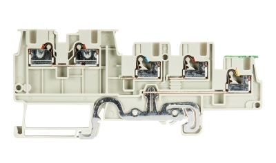 Złącze czujnikowe 1,5mm2 sprężynowe PUSH-IN szare WTP 1,5 I/O-4 PE 56.202.9555.0