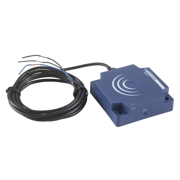 Czujnik indukcyjny 80 x 80 x 26 PNP NO zasięg Sn 40 mm zasilanie 12 - 24V DC przewód 10 m XS8D1A1PAL10