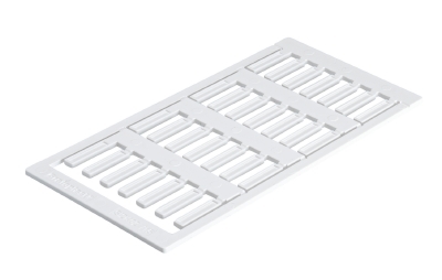Tabliczki opisowe na linki do druku 15 x 4 mm białe (1 szt. = 24 pól) WMS SI2K02W/15N 04.410.1081.2