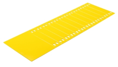 Oznaczniki na kable do druku 15 x 80 mm żółte (1 szt. = 12 pól) WMS SI2KCT1580Y 04.410.1481.8