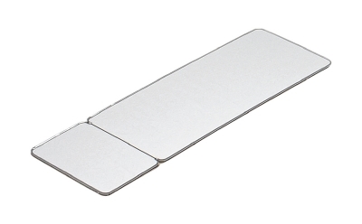 Tabliczka znamionowa samoprzylepna 60 x 100 mm srebrna WMS SI2K460100M 04.420.1081.0